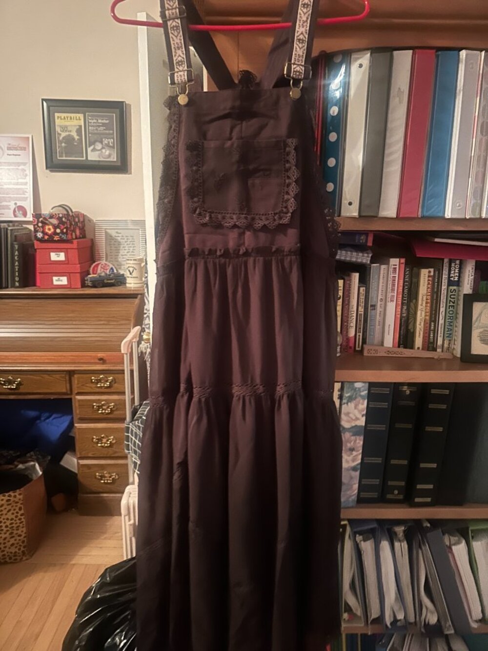 Brown Overall Dress - Picture 2 of 2